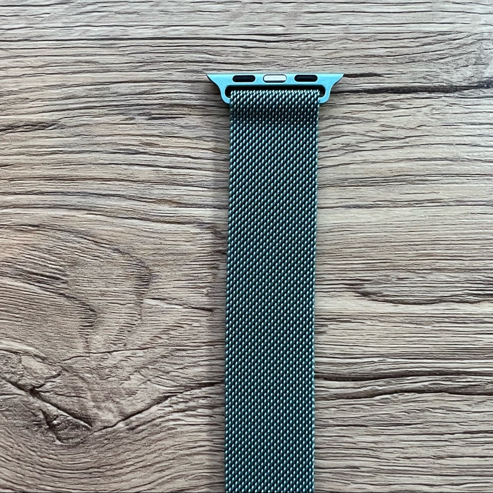 NEW BAND Turquoise Milanese Stainless For Apple Watch - Picture 3 of 5